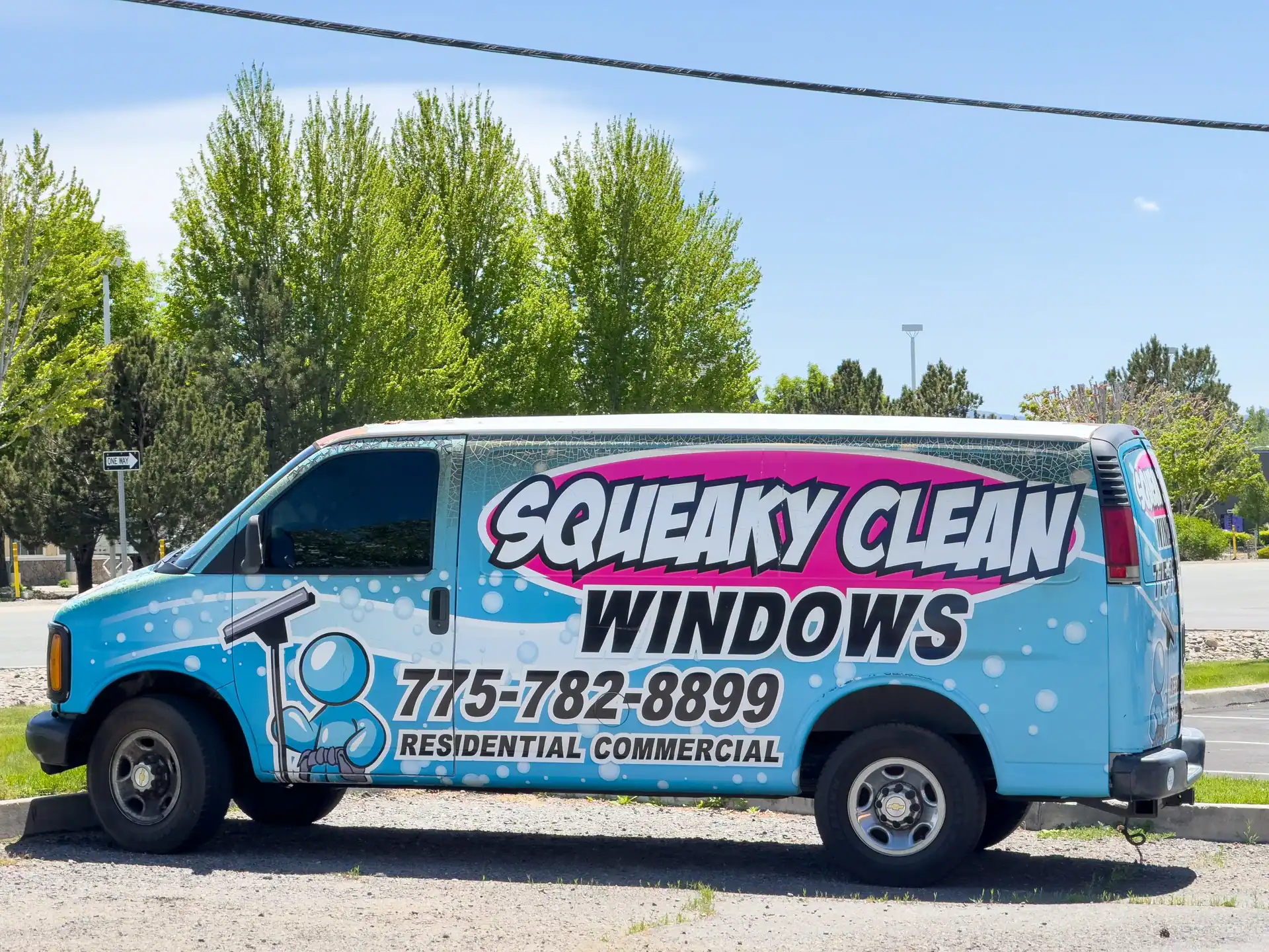 promotional vehicle lettering